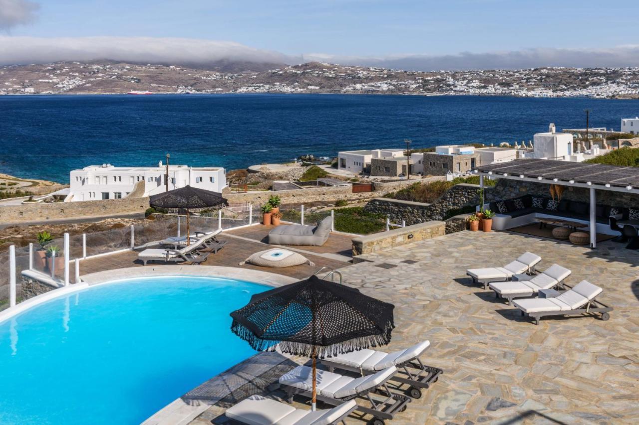Cosset Villa Bohochic Sea&Harbourview And Sunset By One-Villas Ornos  Exterior foto
