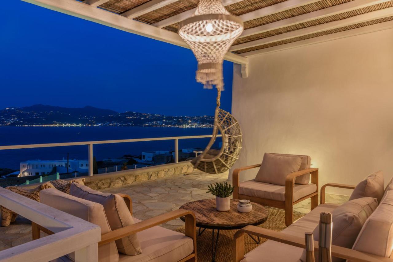 Cosset Villa Bohochic Sea&Harbourview And Sunset By One-Villas Ornos  Exterior foto