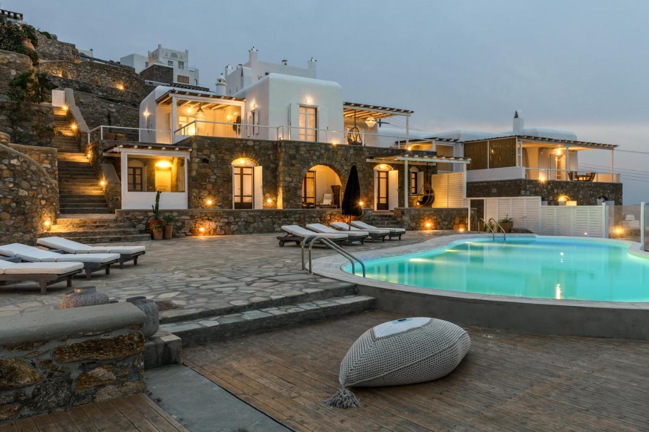 Cosset Villa Bohochic Sea&Harbourview And Sunset By One-Villas Ornos  Exterior foto