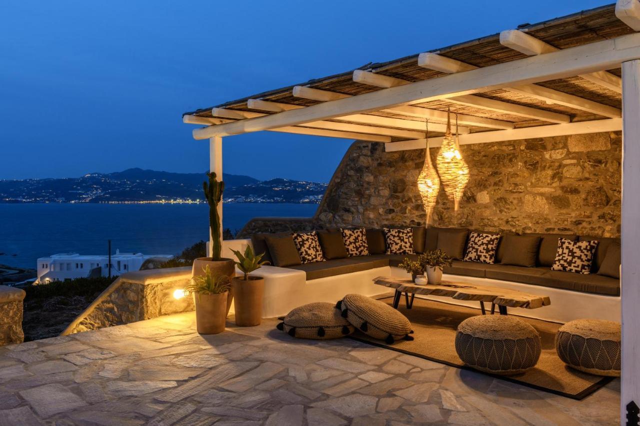 Cosset Villa Bohochic Sea&Harbourview And Sunset By One-Villas Ornos  Exterior foto