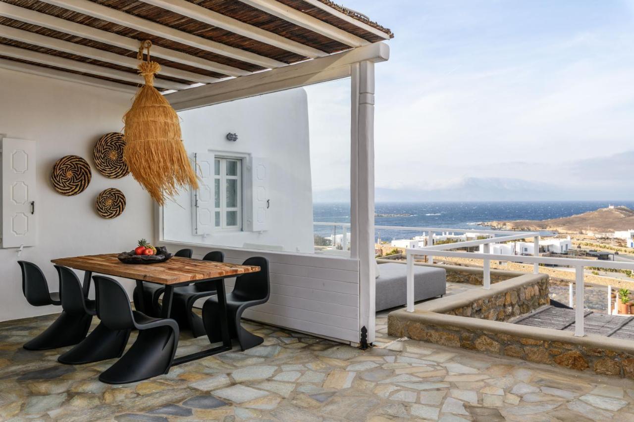 Cosset Villa Bohochic Sea&Harbourview And Sunset By One-Villas Ornos  Exterior foto