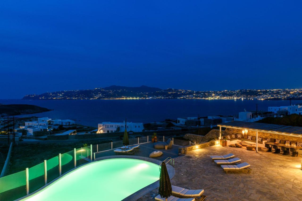 Cosset Villa Bohochic Sea&Harbourview And Sunset By One-Villas Ornos  Exterior foto