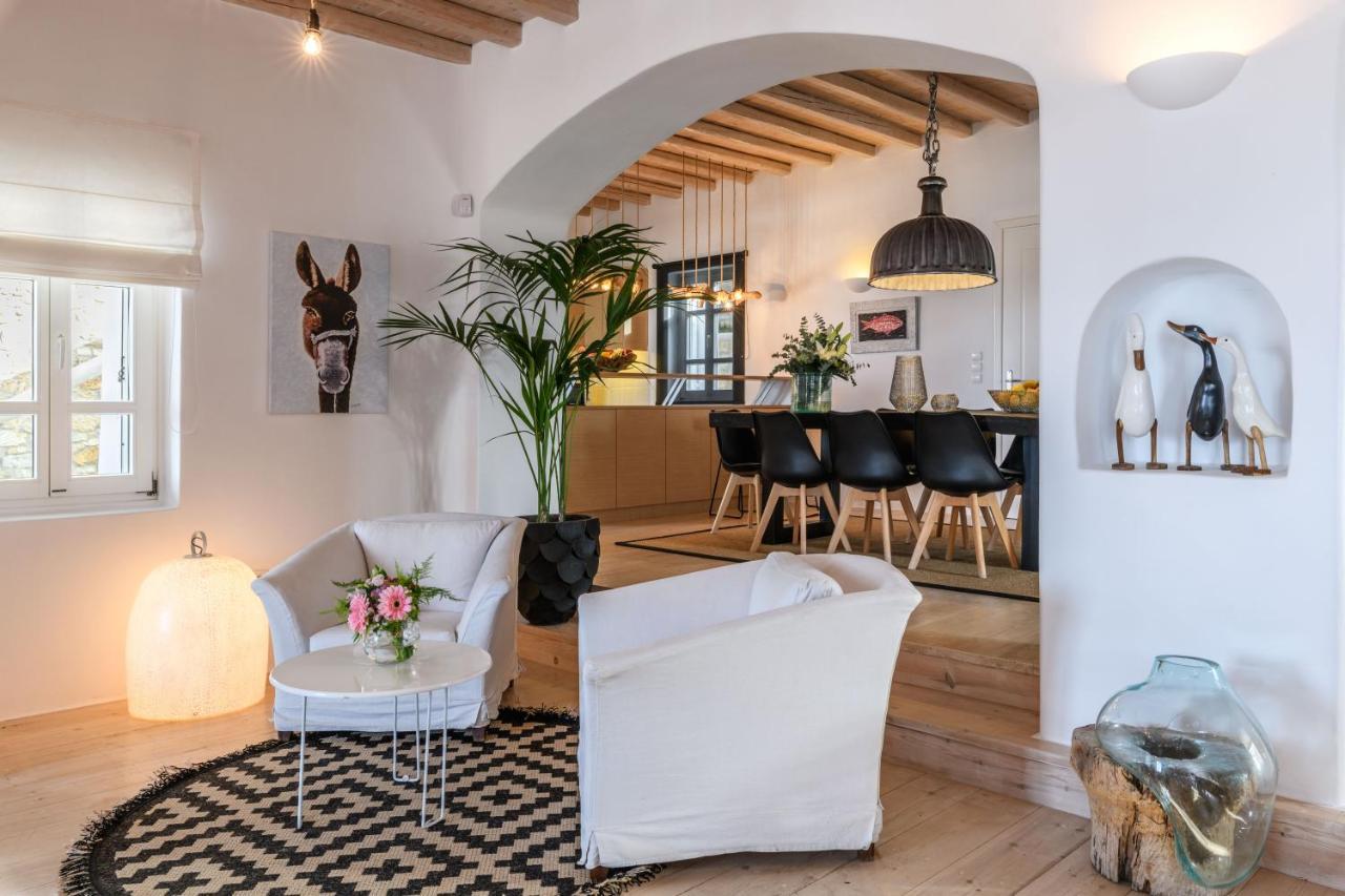 Cosset Villa Bohochic Sea&Harbourview And Sunset By One-Villas Ornos  Exterior foto