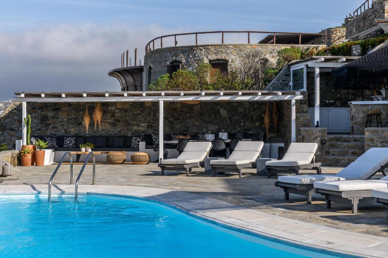 Cosset Villa Bohochic Sea&Harbourview And Sunset By One-Villas Ornos  Exterior foto