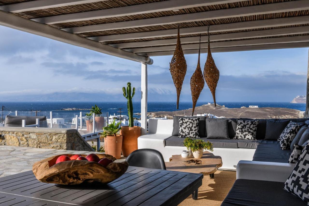 Cosset Villa Bohochic Sea&Harbourview And Sunset By One-Villas Ornos  Exterior foto