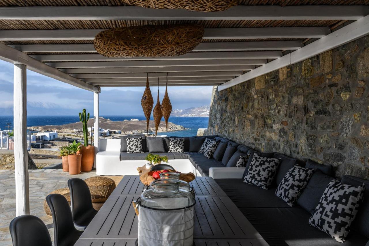 Cosset Villa Bohochic Sea&Harbourview And Sunset By One-Villas Ornos  Exterior foto