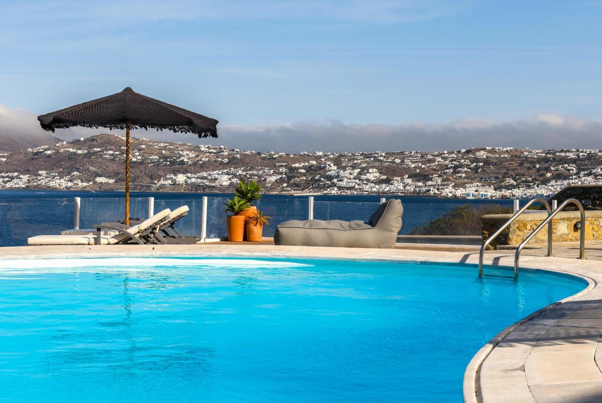 Cosset Villa Bohochic Sea&Harbourview And Sunset By One-Villas Ornos  Exterior foto